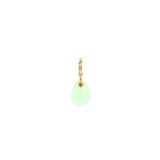 14k Yellow Gold Jade Drop Pendant