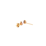 14k Yellow Gold 0.45ctw Stud Garnet Earrings