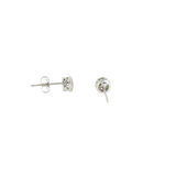 10k White Gold 0.33 ctw Diamond Multi Stone Earrings
