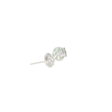 10k White Gold 0.5 ctw Diamond Multi Stone Earrings
