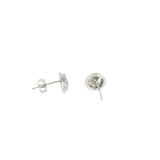 10k White Gold 0.5 ctw Diamond Multi Stone Earrings
