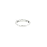 14k White Gold 0.12 ctw Geometric Women's Diamond Ring