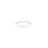 14k White Gold 0.08 ctw Geometric Women's Diamond Ring