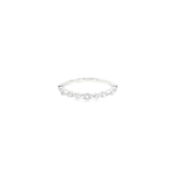 14k White Gold 0.08 ctw Geometric Women's Diamond Ring