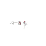 14k White Gold 1.18ctw Stud Alexandrite Earrings