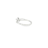 Sterling Silver 0.01 ctw Nature Inspired Diamond Ring
