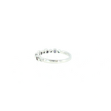 14k White Gold 0.20ctw Alexandrite Bezel Women's Ring