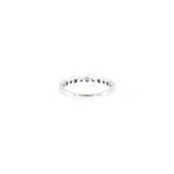 14k White Gold 0.20ctw Alexandrite Bezel Women's Ring