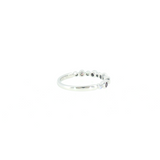 14k White Gold 0.20ctw Alexandrite Bezel Women's Ring