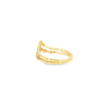 14k Yellow Gold 0.38 ctw Vintage Inspired Women's Diamond Ring