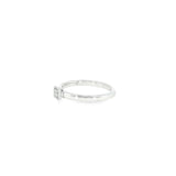 Sterling Silver 0.05 ctw Multi Stone Diamond Ring