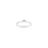Sterling Silver 0.05 ctw Multi Stone Diamond Ring