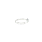Sterling Silver 0.05 ctw Multi Stone Diamond Ring