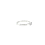 Sterling Silver 0.05 ctw Multi Stone Diamond Ring