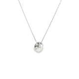 Sterling Silver 0.20 ctw Cluster Diamond Pendant