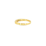 14k Yellow Gold Channel Set 0.45ctw MT Yogo Sapphire Women's Ring