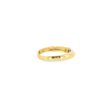 10k Yellow Gold Solitaire 0.15ctw MT Yogo Sapphire Women's Ring