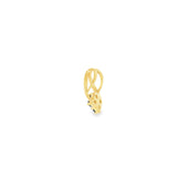 14k Yellow Gold 0.26ctw MT Yogo Sapphire Nature Inspired Pendant