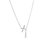 Sterling Silver White Topaz Pendant