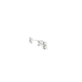10k White Gold 0.15 ctw Diamond Multi Stone Earrings