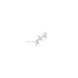 10k White Gold 0.15 ctw Diamond Multi Stone Earrings