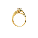 14k Yellow Gold 0.50 ctw Solitaire Diamond Engagement Ring