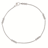 Sterling Silver Diamond Bracelet