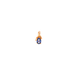 14k Rose Gold 0.20ctw MT Yogo Sapphire Nature Inspired Pendant