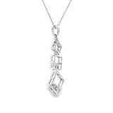 Sterling Silver 0.29 ctw Montana Sapphire Pendant