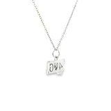 Sterling Silver 0.04 ctw 406 Montana Sapphire Pendant