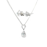 Sterling Silver 0.60 ctw MT Yogo Sapphire Set
