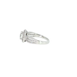 14k White Gold 1.25 ctw Nature Inspired Diamond Engagement Ring