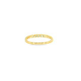 14k Yellow Gold 5 Stone 0.30ctw MT Yogo Sapphire Women's Ring