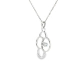 Sterling Silver 0.1 ctw MT Yogo Sapphire Pendant