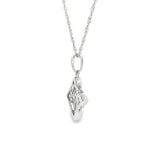 Sterling Silver 0.3 ctw Vintage Inspired MT Yogo Sapphire Necklace