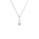 Sterling Silver 0.03 ctw MT Yogo Sapphire Pendant