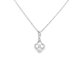 Sterling Silver 0.08 ctw MT Yogo Sapphire Pendant