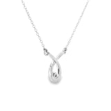 Sterling Silver 0.08 ctw MT Yogo Sapphire Pendant