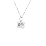 Sterling Silver 0.03 ctw 406 MT Yogo Sapphire Pendant
