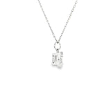 Sterling Silver 0.03 ctw 406 MT Yogo Sapphire Pendant