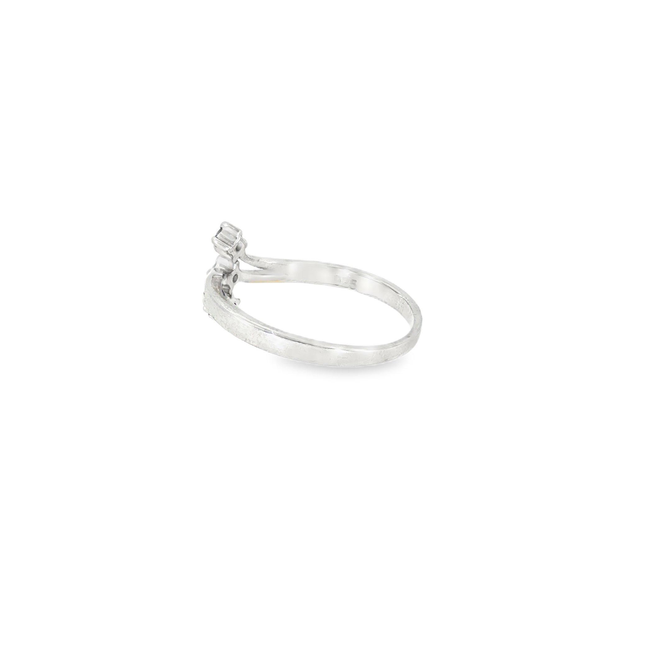 Sterling Silver 0.11 ctw MT Yogo Sapphire Women's Ring Size 7.25
