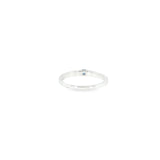 Sterling Silver 0.06 ctw MT Yogo Sapphire Women's Ring Size 9