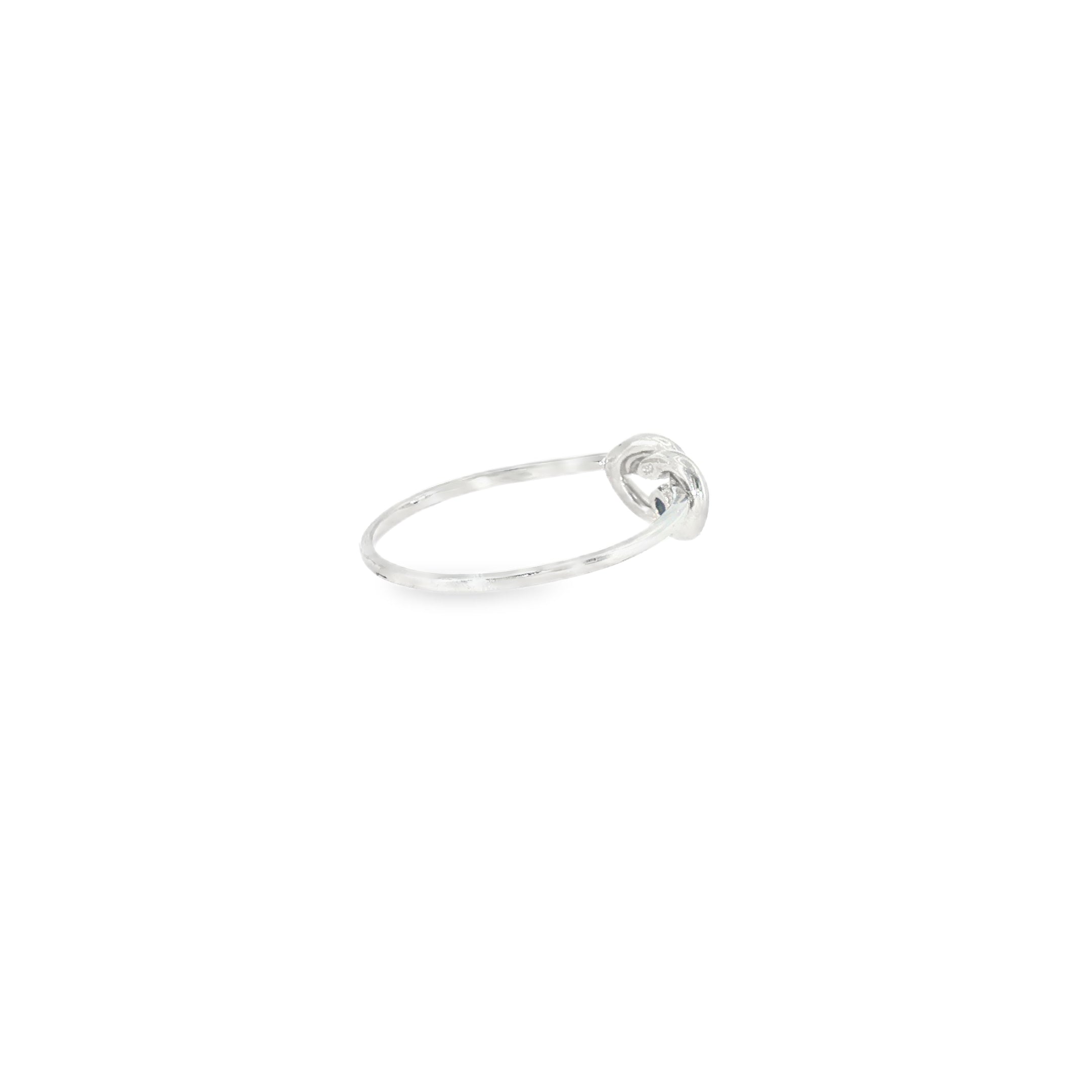 Sterling Silver 0.05 ctw MT Yogo Sapphire Women's Ring Size 9.25