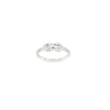 Sterling Silver 0.07 ctw MT Yogo Sapphire Women's Ring Size 8.75