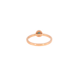 14k Rose Gold 0.44 ctw Montana Sapphire Solitaire Women's Ring