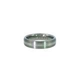 Tungsten Center Cut Men's Wedding Band