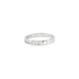 14k White Gold 0.25 ctw Channel Set Diamond Band