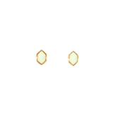14k Yellow Gold 0.66 ctw Opal Earrings