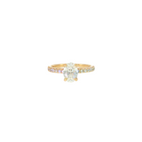 14k Yellow Gold 1.54 ctw Solitaire Diamond Engagement Ring