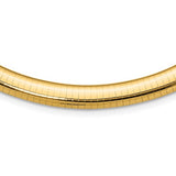 14k Yellow Gold 18" Omega Necklace